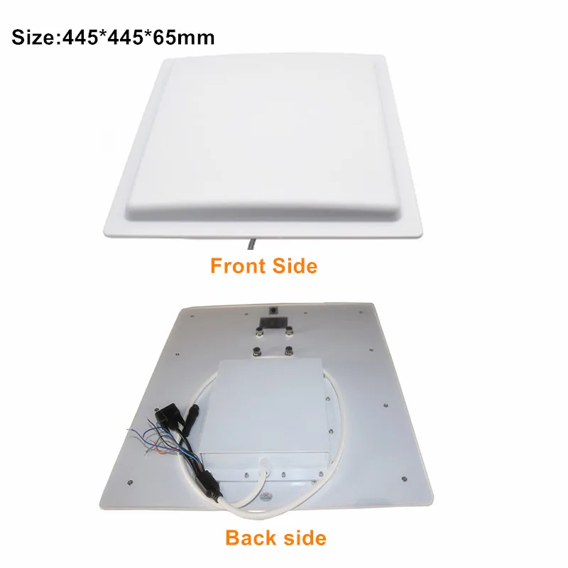 865Mhz/928Mhz UHF integrated RFID Reader 0-10m long range RFID Reader ZK-RFID102 build in 12dbi Antenna