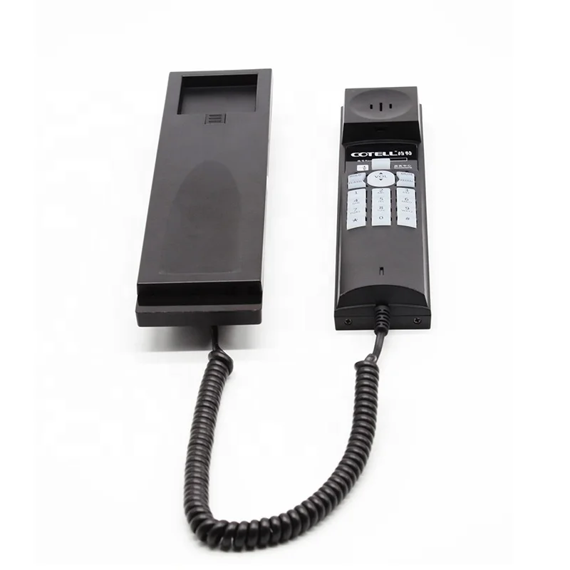 Cotell Aurum Series AU2066A Corded Telephones Landline Cored Wall Telephone Wall Mounted Hotel Bathroom Slim Telephone