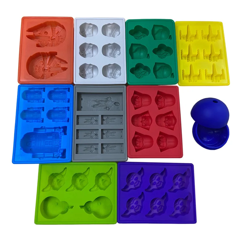 High Quality Death Star Chocolate Wars Molds Silicone Ice Cube Trays