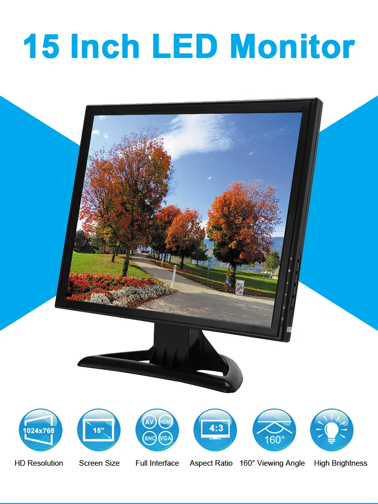 15 Inch Tv Lcd Raspberry Pi Touch Sreen 43 Monitor Speaker
