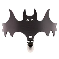 Genya Original character exaggerated Halloween Christmas leg decorations bat wings leather garter socks clip leg ring