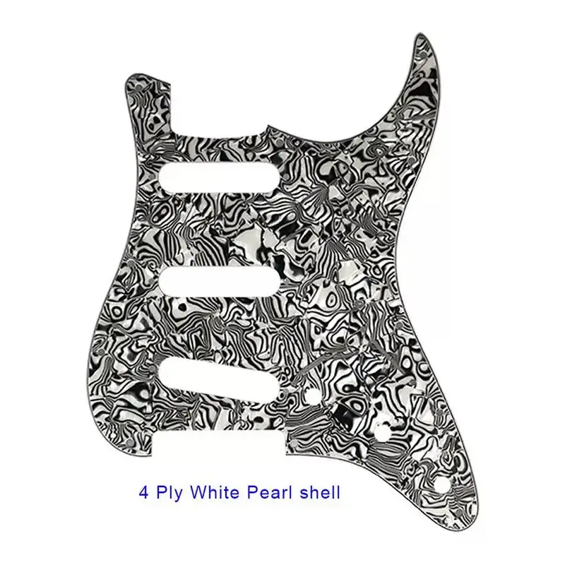 Pleroo sss pickguard pickguard sss guitar pickguard factory For FD Stratocaster Standard st sss guitar