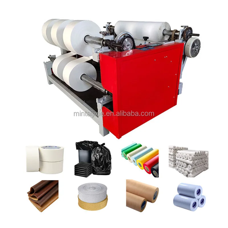 Automatic rewinding slitting machine for jumbo roll slitting and rewinding machine slitter strech film rewinder