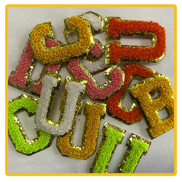 custom chenille letters patches wholesale chenille patch custom patch chenille