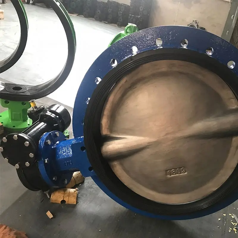 Санитарно ручной двойной пневматический фланец автоматический моторизованный бабочка Глобус респираторный расширительный клапан