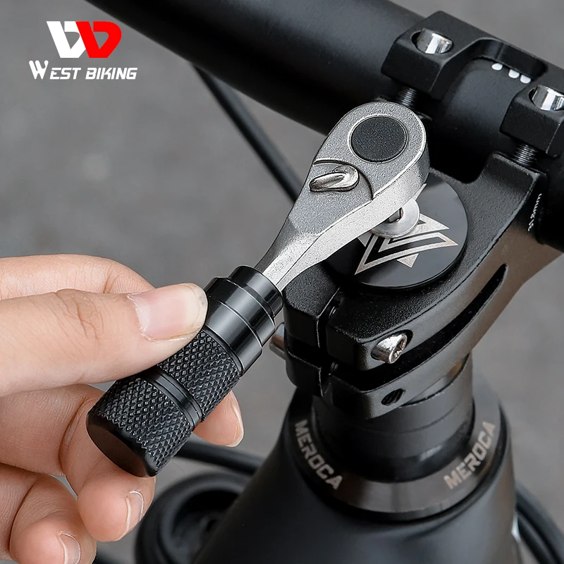 WEST BIKING Bicycle Cycling Equipment Combined Portable Kit Multifunction Mtb Bike Scooter Repair Tools Toolkit Set