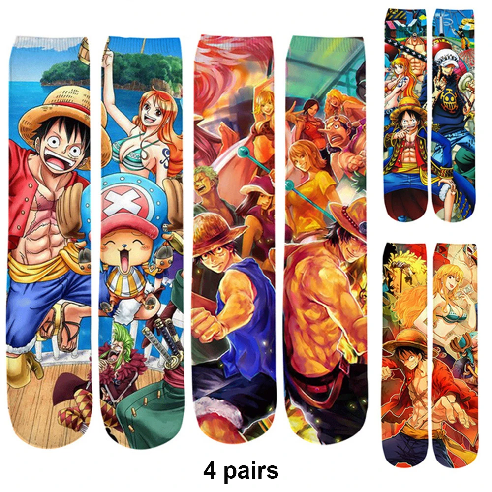 YS-CX36 Men Anime Funny cartoon Tube Sokkies Meias Cartoon Skarpetki Stoking Chaussettes Corap Calcetas Hombre Calcetines Socks