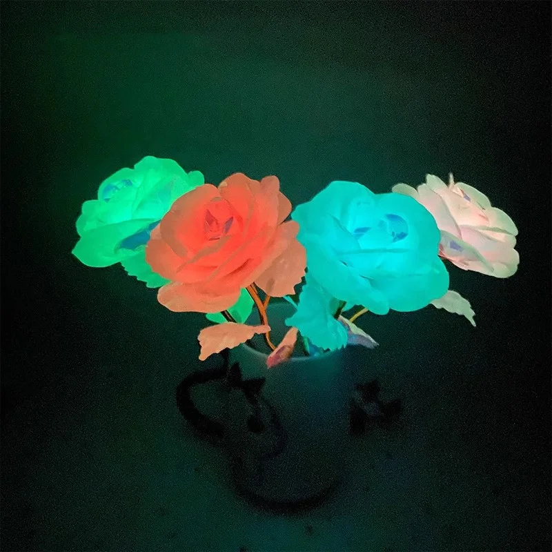 Высокое качество Красочные золотые розы 24 К Галактическая роза Искусственные цветы 4 вида цветов вечные подарки на день рождения Свадебные украшения