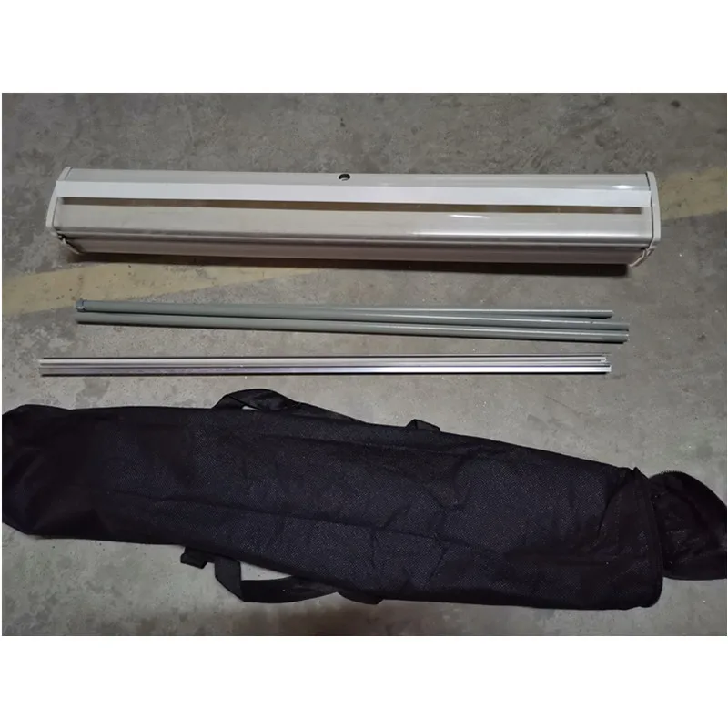 Wholesale Price Plastic Steel Roll Up Banner Display Stand Push Roll Up Banner For Advertisement