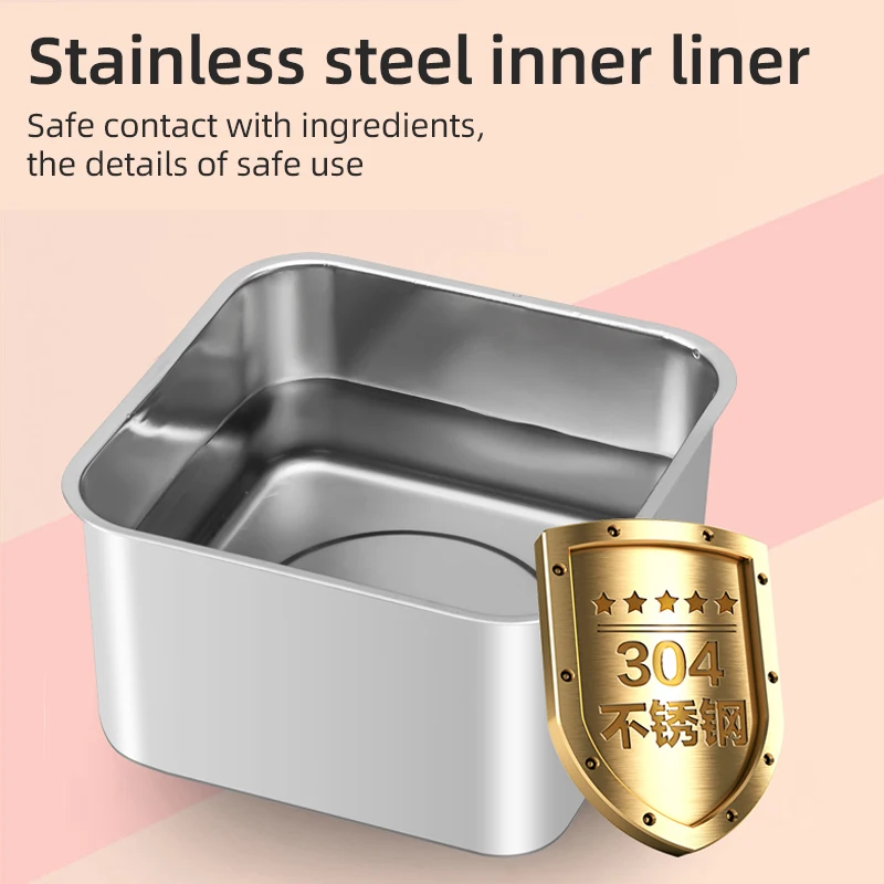 The Large Capacity of 4 l Is Suitable for the Home Office in One Portable Food Insulated Tiffin Box Heater