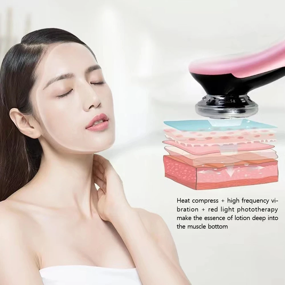 Electric Facial Massager EMS Galvanic Function Stimulating Muscle Recovery Elasticity And Rejuvenation