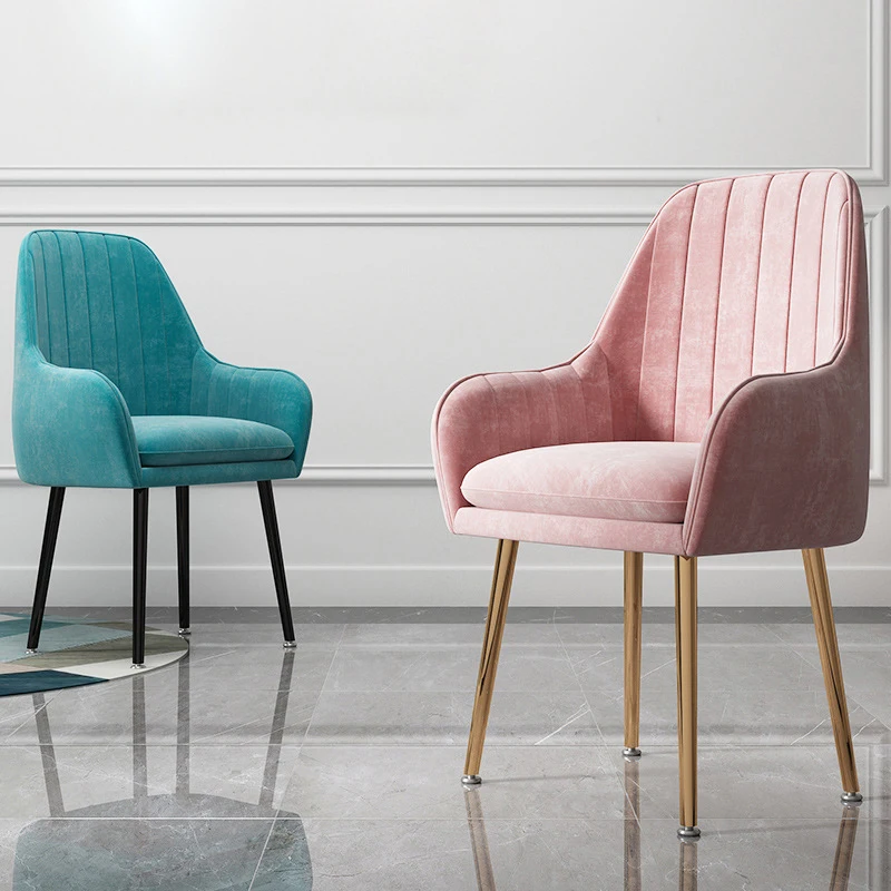 Modern Luxury Wholesale Cheap Gold Dining Room Chair Metal Nordic Room Furniture Chair For Sale