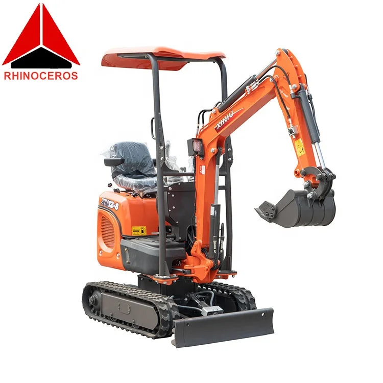 Rhinoceros micro pelle XN10-8 minibagger 1 ton mini excavator prices