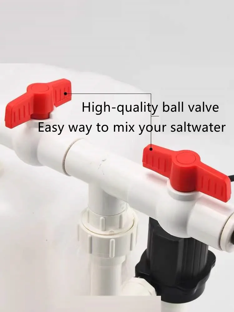 Seawater configuration bucket mixed salt Saltwater mixing jug for fish tank