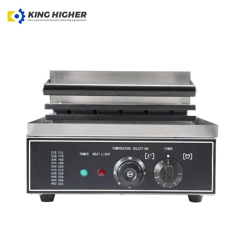 Professional Commercial Stainless Steel Non-Stick hole Donut Flower Waffle Maker Electric Home Street Food Snack Machine