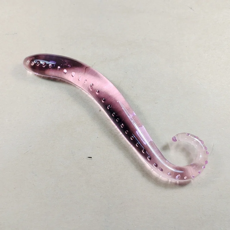 Factory Direct Sale High Quality Glass Sea Animal Dildo/Sea Animal Glass Dildo/Cute Pink Hippocampus Dildo for Adult Sex Life