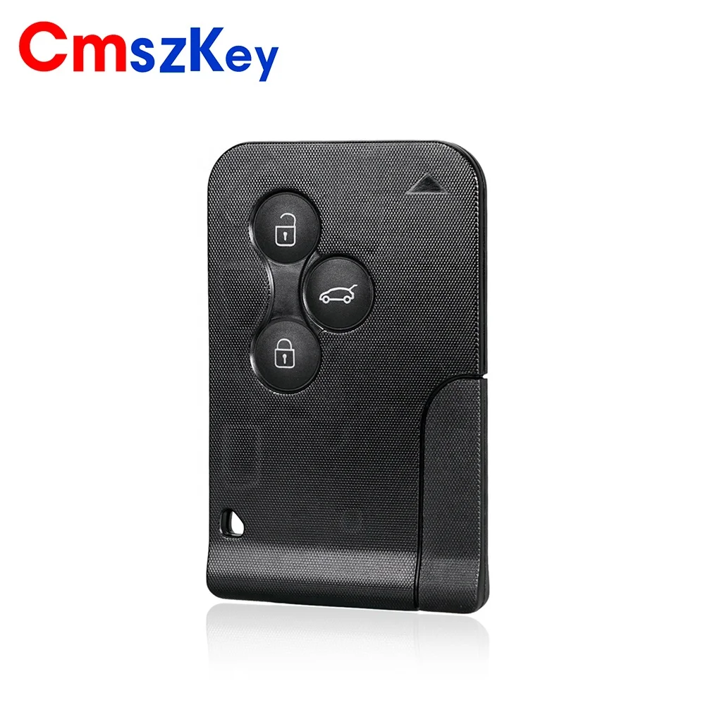 For Renault Clio Logan Megane Scenic Laguna Espace  2B 3B Remote Smart Card Shell Case With Key Blade
