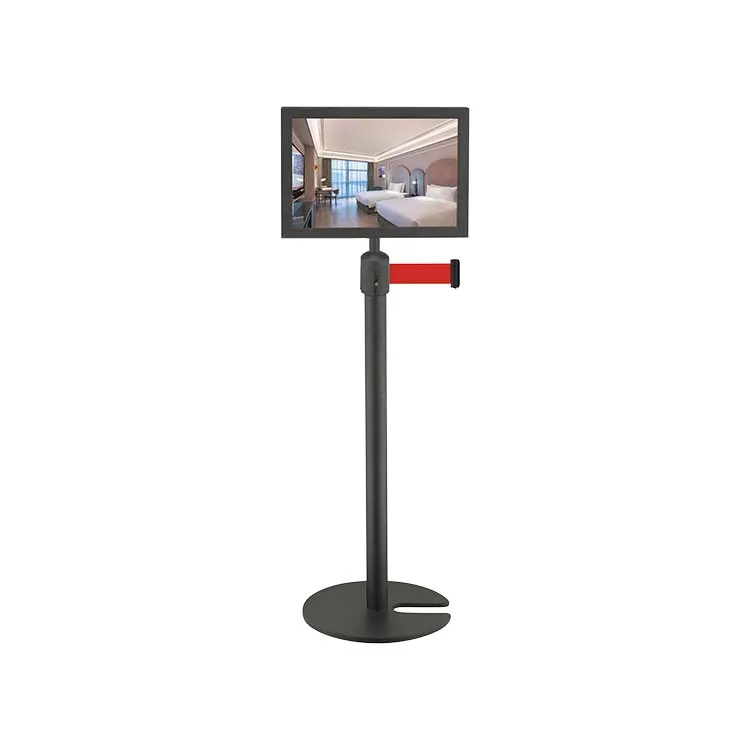 High quality customized sign on the top and retractable stanchions for hotel