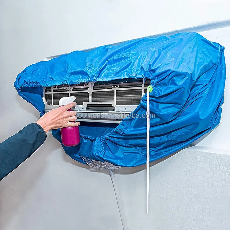 Q-535 Air Conditioner Waterproof Cleaning Cover for 2P-3P with Drain hose