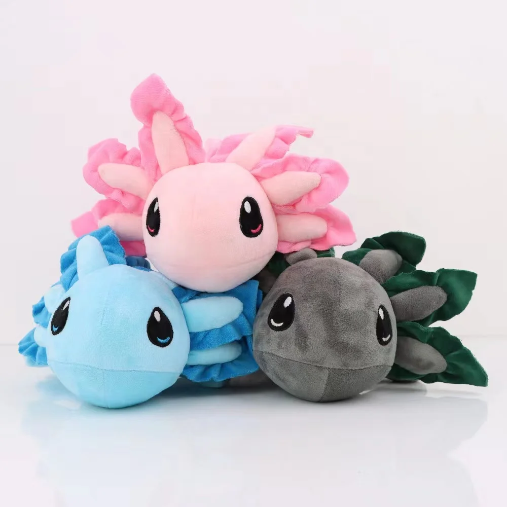 Красочная плюшевая игрушка Axolotl 45 см Kawaii кукла плюшевые мягкие набивные игрушки игрушки-животные на заказ