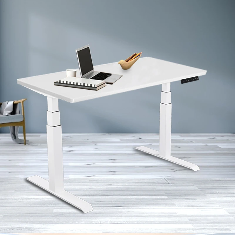 3 stage Dual motor Electric Hight Adjustable Desk Frame Heavy Duty Steel Stand Up Desk for Smart office