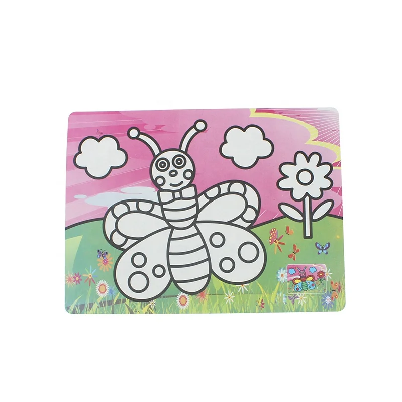 Funny Diy Kids Painting Toy 20*15 Sand Drawing DIY Kids Toy Set Painting Kid Education Toys Sand Art Cards Paper Material Cards