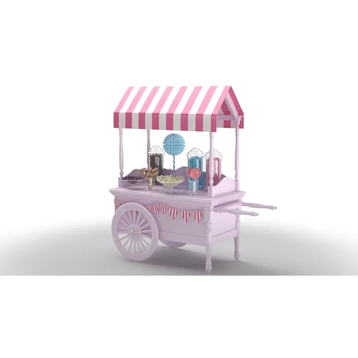Custom Mobile Design Food Cart Candy Ice Cream Cart Outdoor Fast Food Kiosk