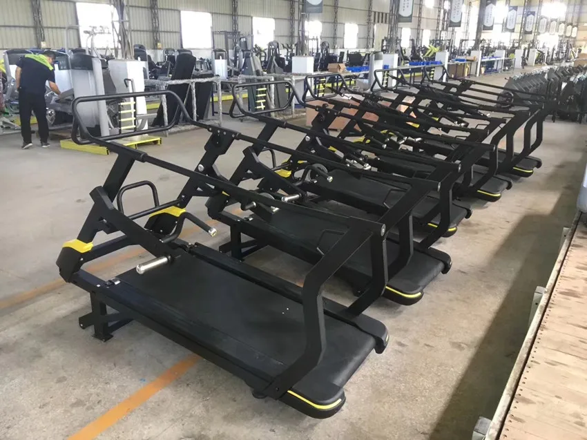 New Arrival Non-Motor Incline Running  Self-power Performance Trainer cardio equipment Flat Borad Mechanical Treadmill on sale