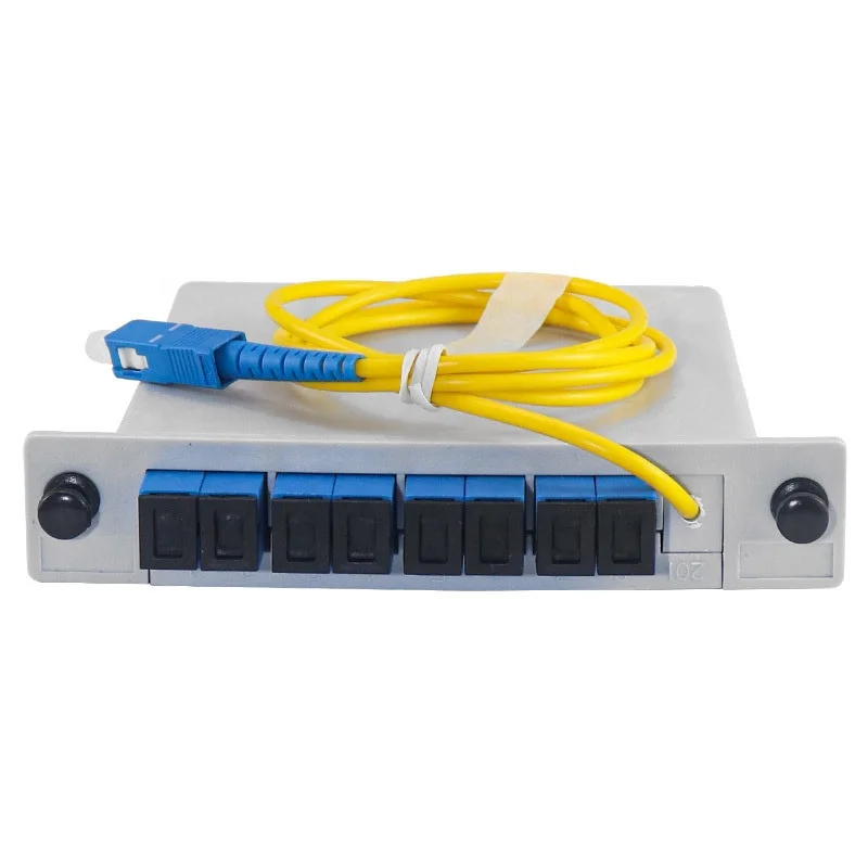 OEM Fourleaf Cassette Splitter 1*8 All Pigtails 1m SC Upc Apc Plc Splitter Box