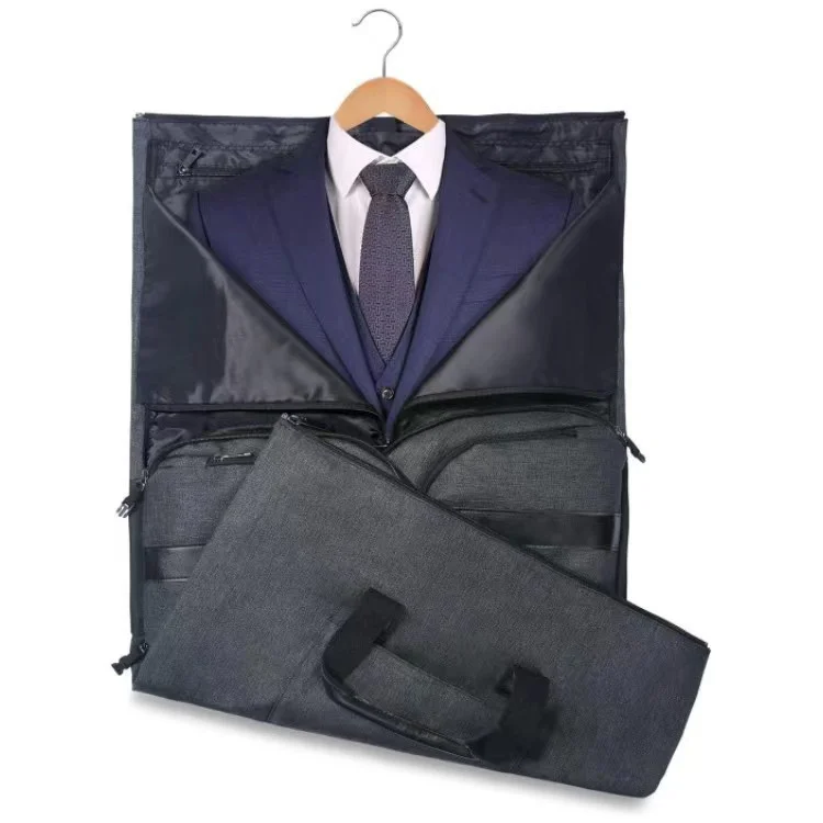 Custom Travel Garment Bag Large Duffel Suit Bag Travel Weekend Suitcase Suit Travel Bag for Men Women