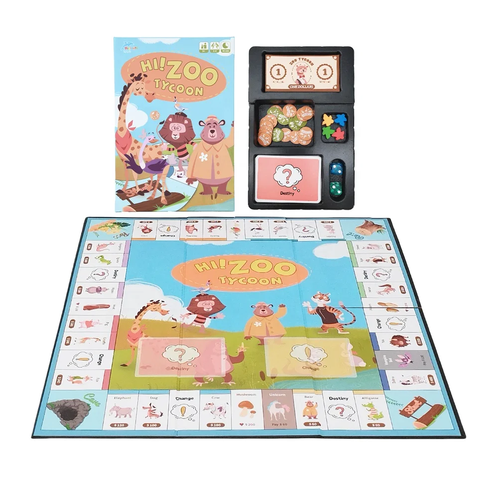 Wholesale Cartoon educational Board Games Cards Adult Children Puzzle Toys Games
