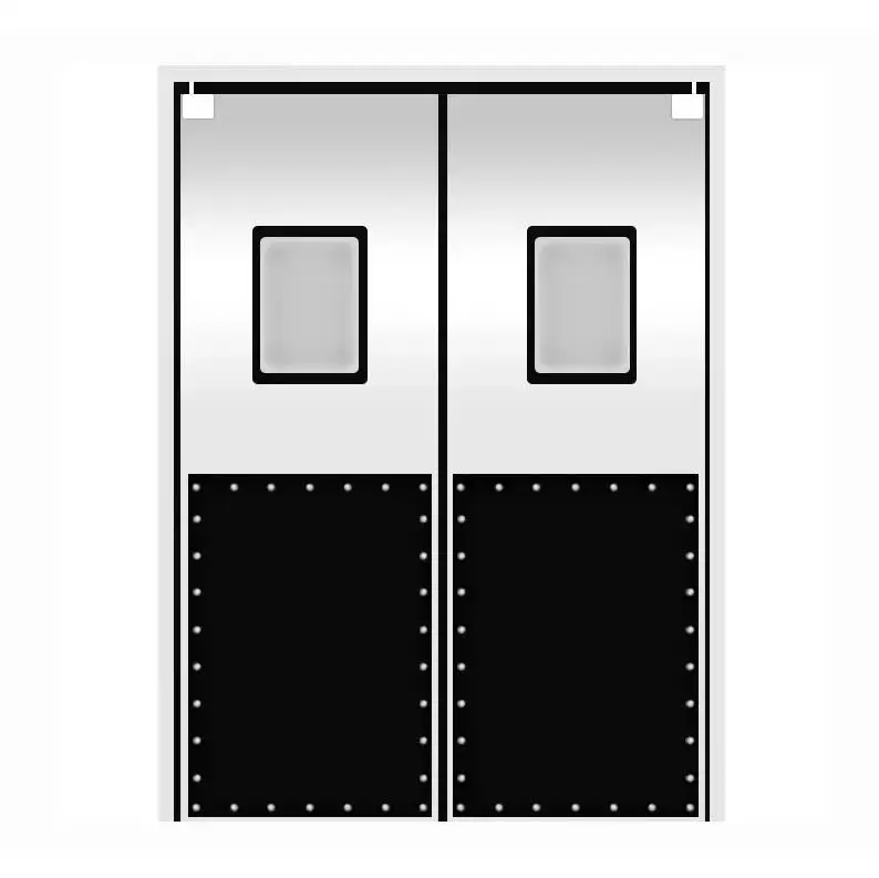 Collision free door Stainless steel swing door