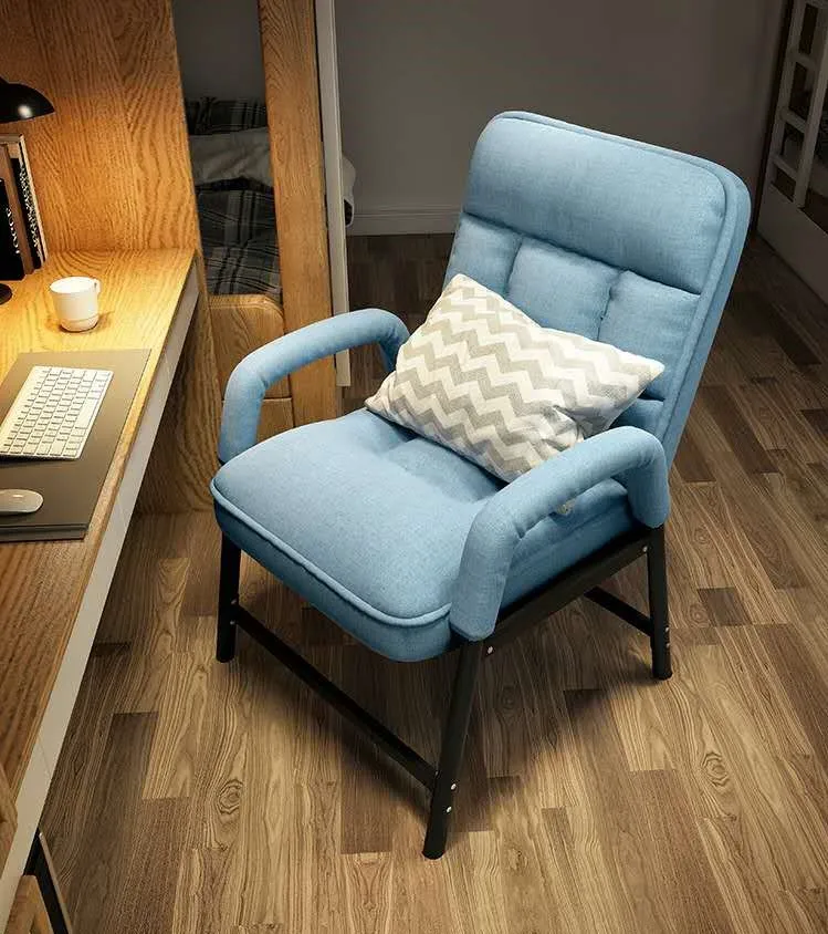 Складной компьютерный офисный диван с откидной спинкой и подставкой для ног для спальни