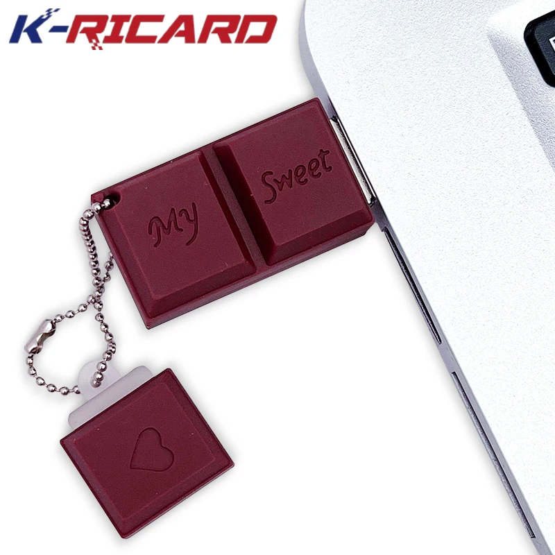 Promotion Chocolate 3D Cartoon Usb2.0 Flash Drive 2GB 4gb 8gb 16gb 32gb PVC Memory Stick U Disk