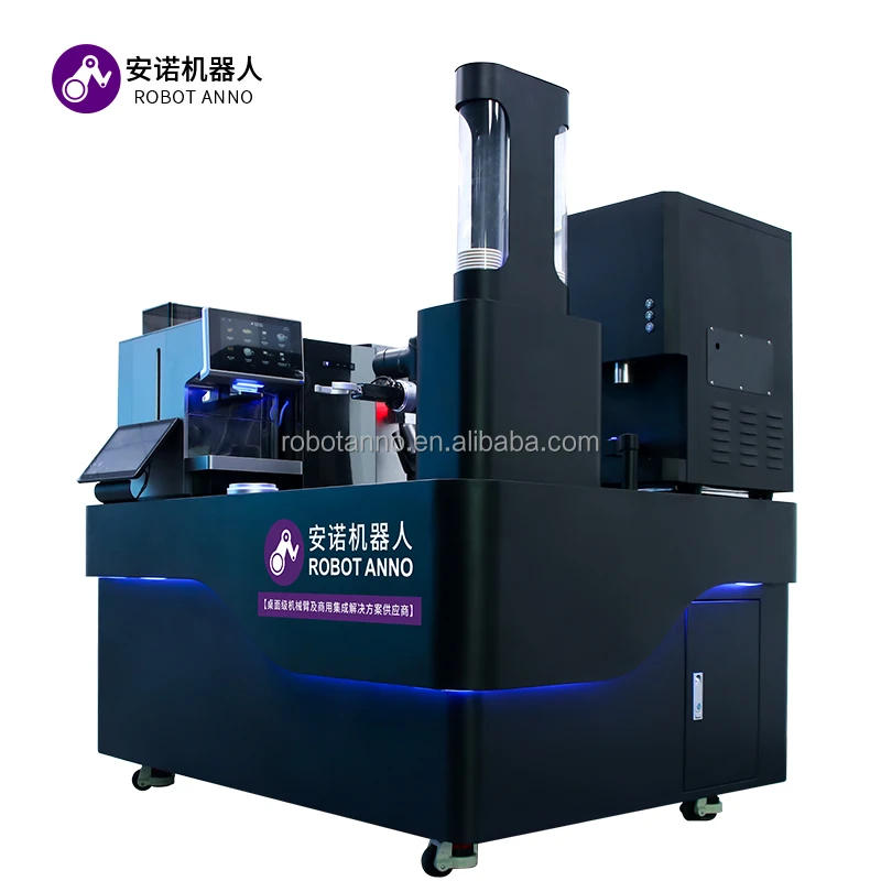 RobotAnno Professional Office Express Coffee Maker Cappuccino Latte Full Automatic Espresso Machine Coffee Vending Machine