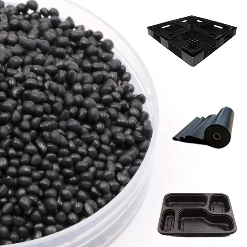 Food grade 50% carbon black masterbatch blue tone black pigment for food container, lunch box