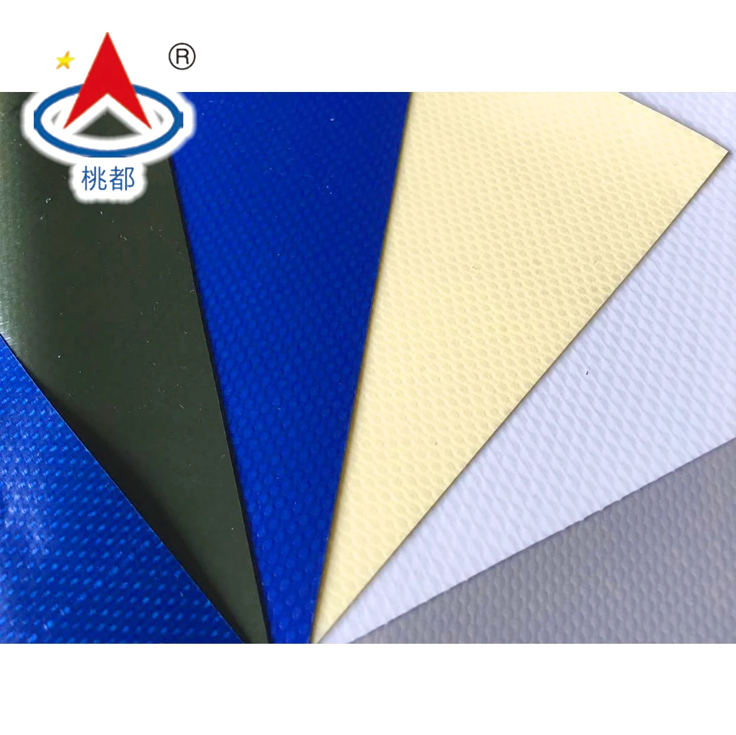 300g-1200g fireproof awning fabric waterproof coated Tarpaulin pvc coated fabrics for tent canvas