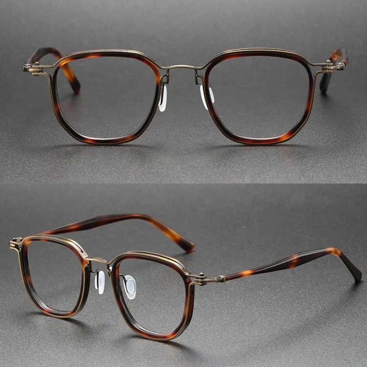 Titanium Acetate Optical Mens Glasses Stook Spectacles Reading Eye Glasses New Model Eyewear Frame Glasses R Eyeglasses