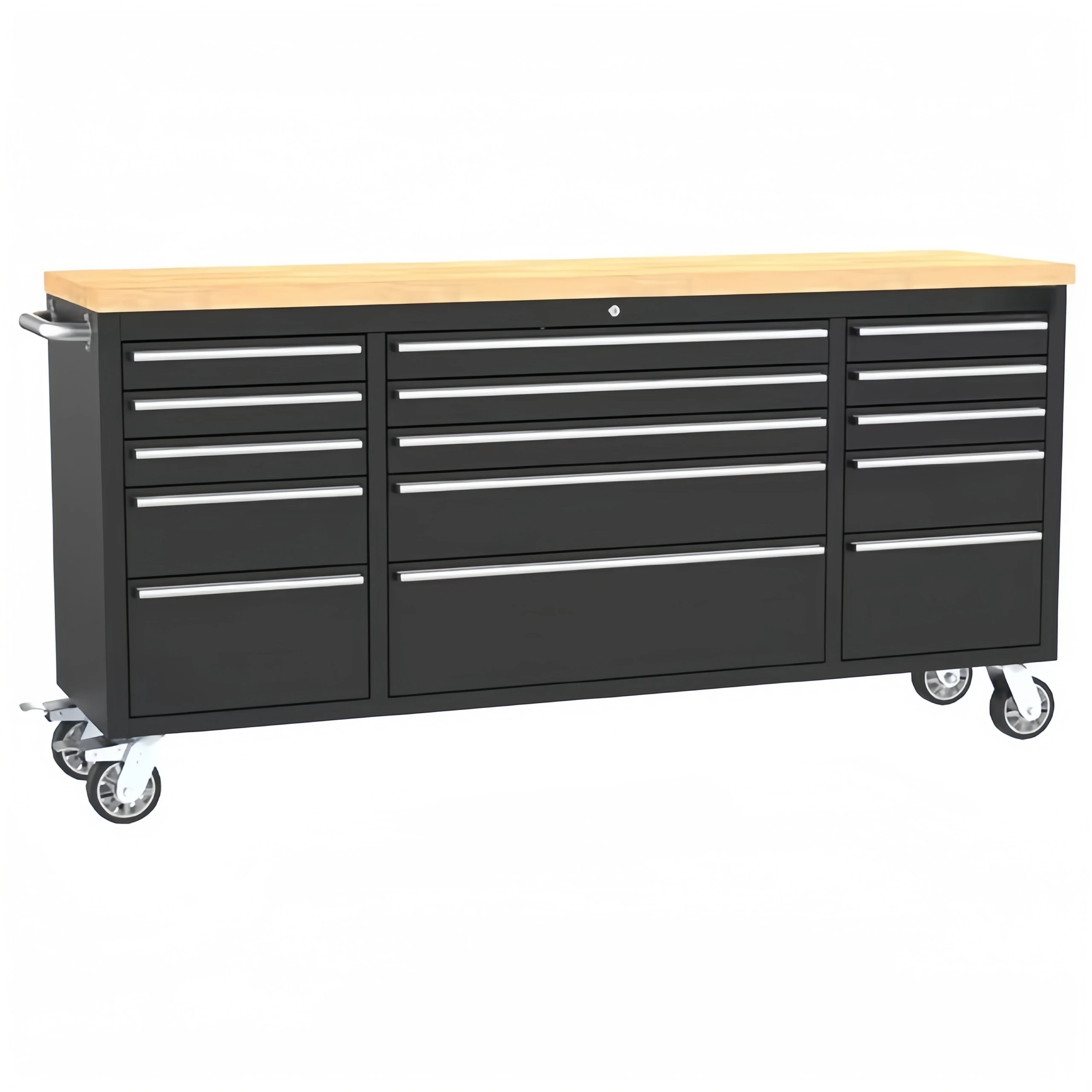 All-one Tech OEM ODM Customized 72-Inch 15-Drawer Stainless Steel Tool Cabinet Heavy Duty for Workshop Store Tools