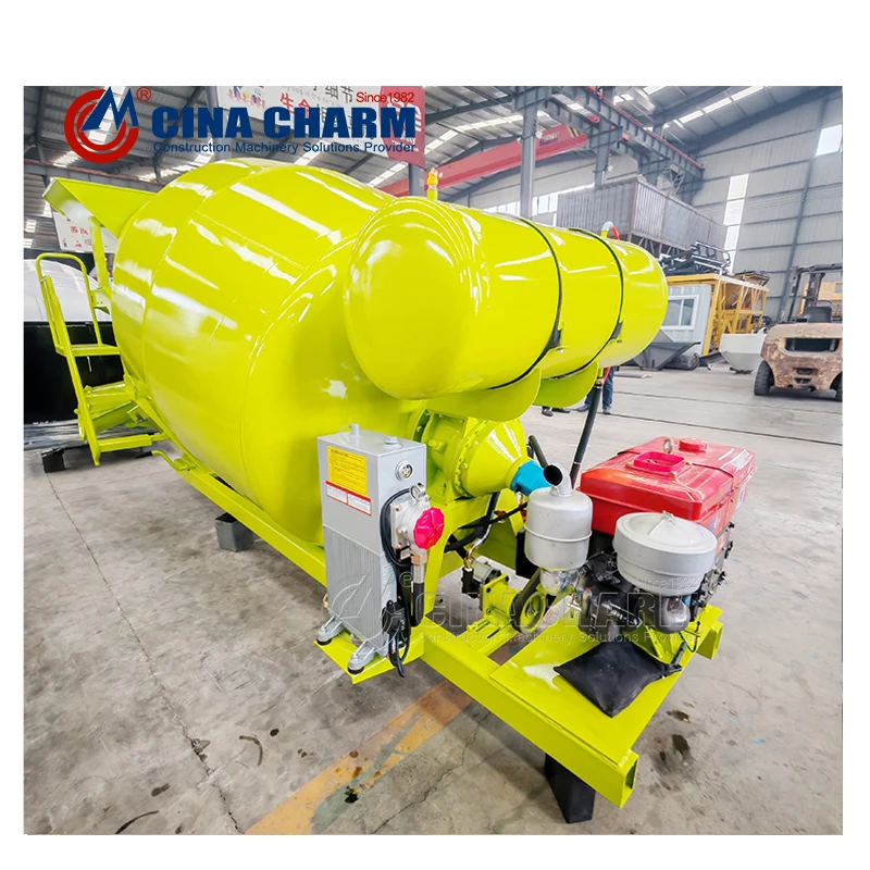 Most popular 2 Cubic Meters Discharge Speed Cement Mixer Tanks Electric Concrete Mixing Tank For Construction