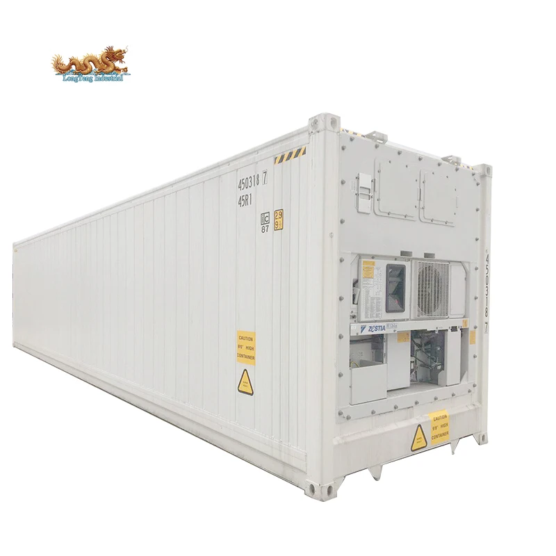 Fast Delivery 40ft 40 40 feet High Cube HC Blast Freezer Refrigerated Reefer Container with T Floor