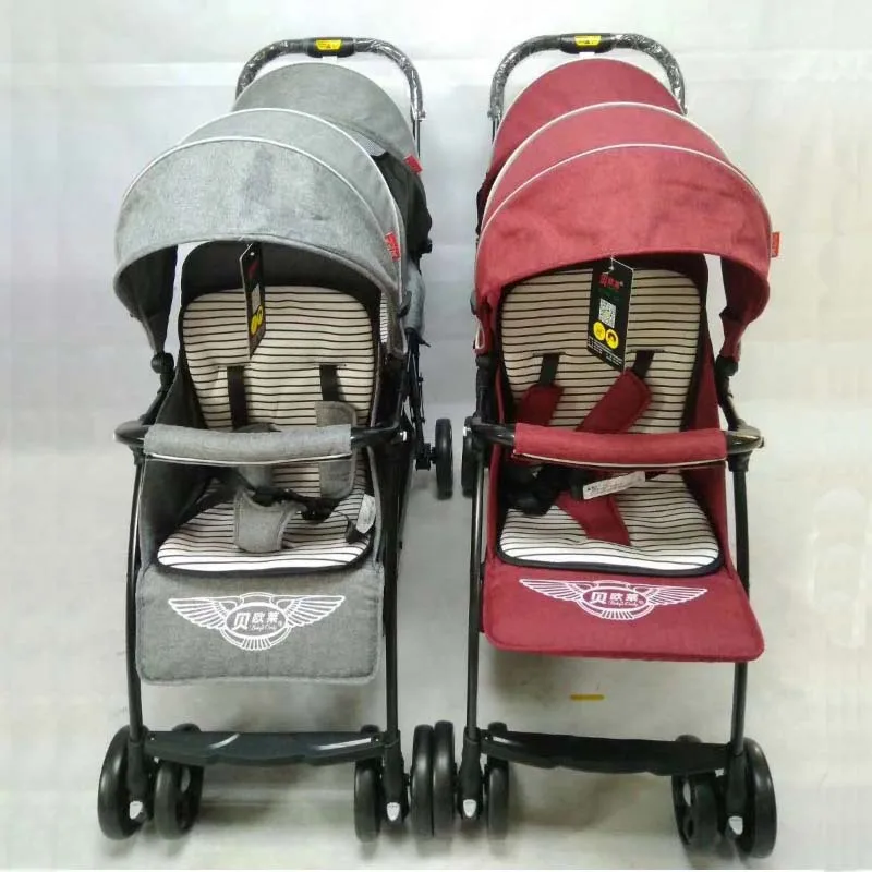 Twin Baby Strollers Travel Super Light Weight Small Foldable Stroller Baby for Two Babies