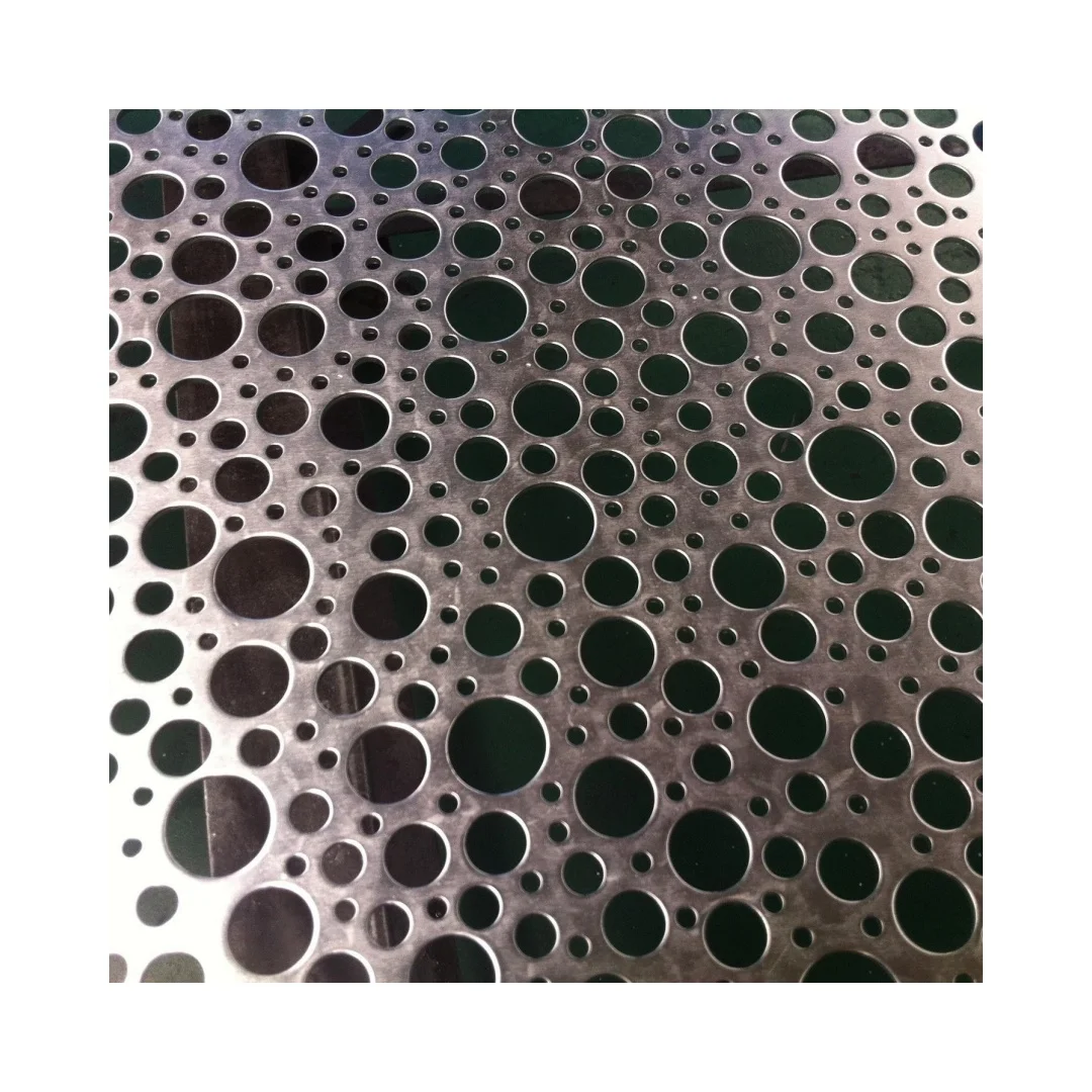 Honeycomb perforated Corten steel plate
