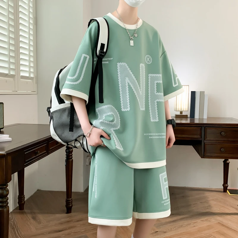 2024 Summer Trapstar T-Shirts Vintage Shorts Set High Quality Embroidered 2.0 Chenille Decoded Decoded Ice Flavours Men Women