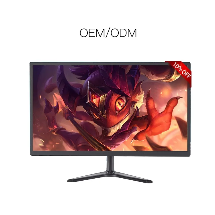 Настенный монитор Oem 1080p для ПК с полным высоким разрешением 17 19 20 22 24 27 дюймов настольного