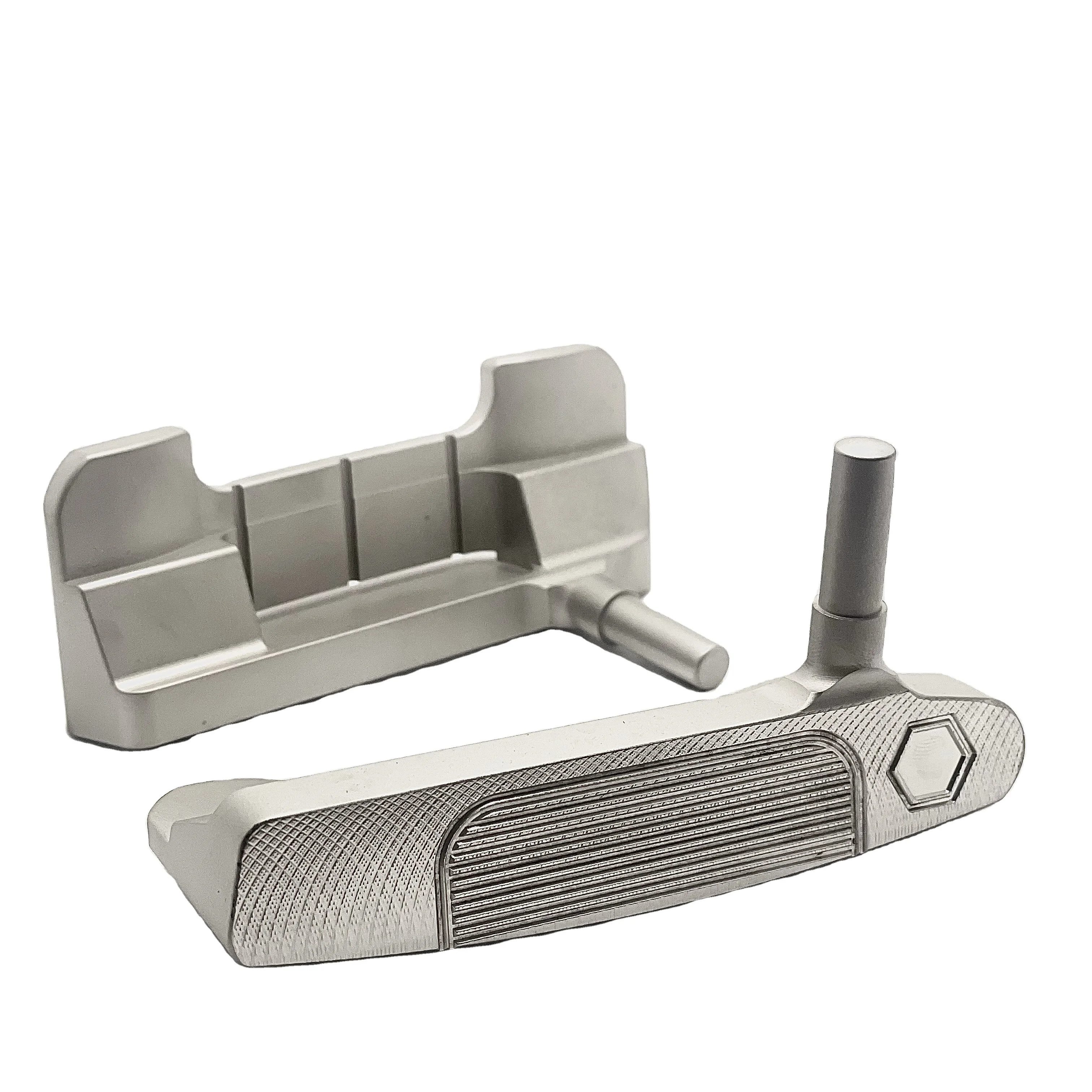 New Design  putter Factory Customize Logo Cnc Milling 303 304 1020 Stainless Steel Golf Putter Head Golf Set