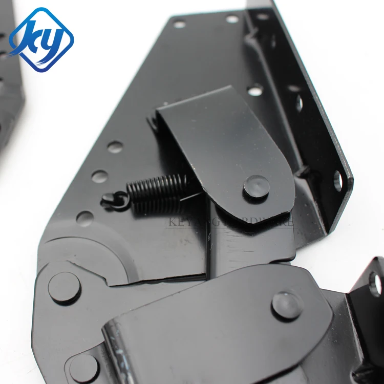 Three Position Folding Bed Bracket Adjustable Click Clack Futon Sofa Bed Backrest Mechanism Hinge