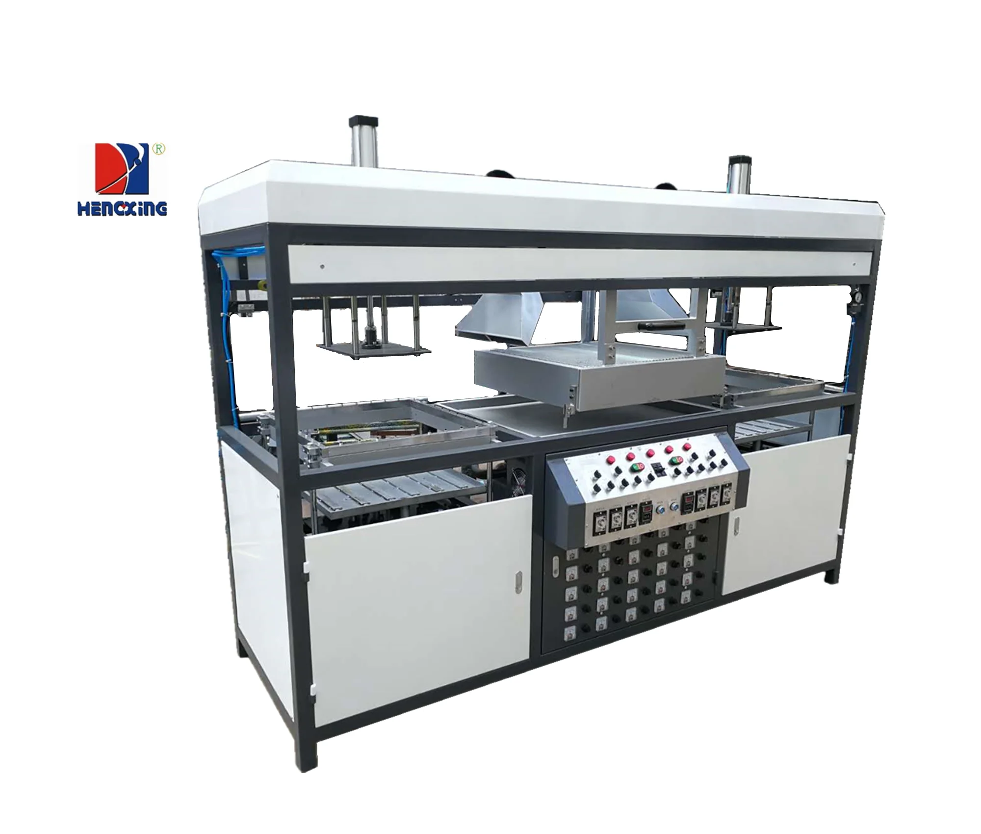 Take away food plate two tables thermocol forming machine for sale