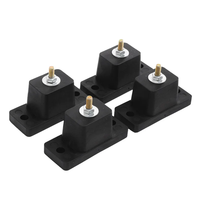 Wholesale Air Conditioning Shock Pad 4.33x1.97 inch Rubber Bracket Cushion Outdoor Air Conditioner Accessory 4PCS