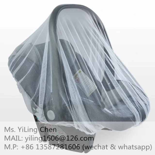 Portable Mosquito Netting Cover for Baby carriage/High Quality Easy Care Stroller Net / Circular baby mosquito